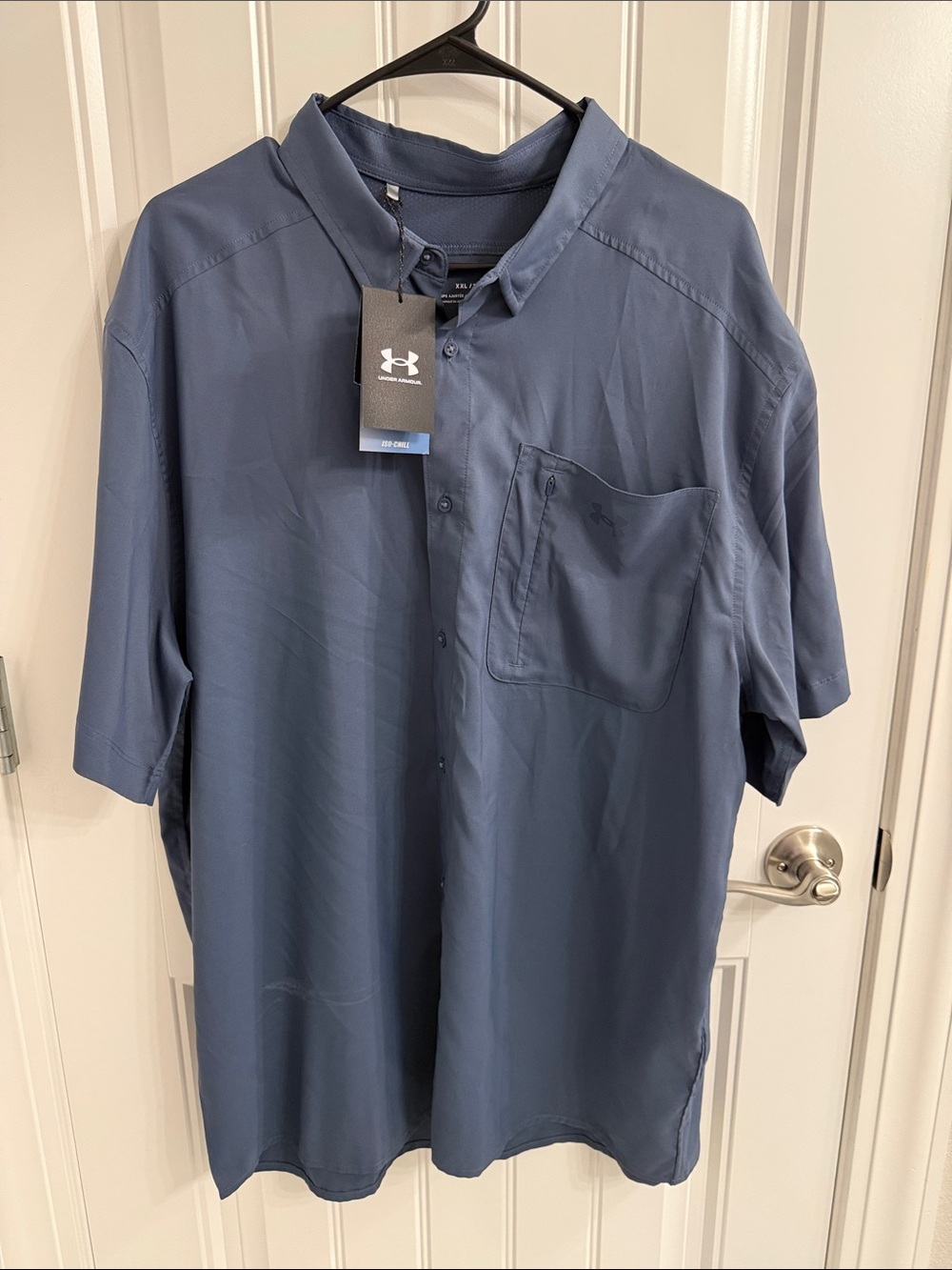 Under Armour Men’s Slate Blue Short-Sleeve Performance Polo